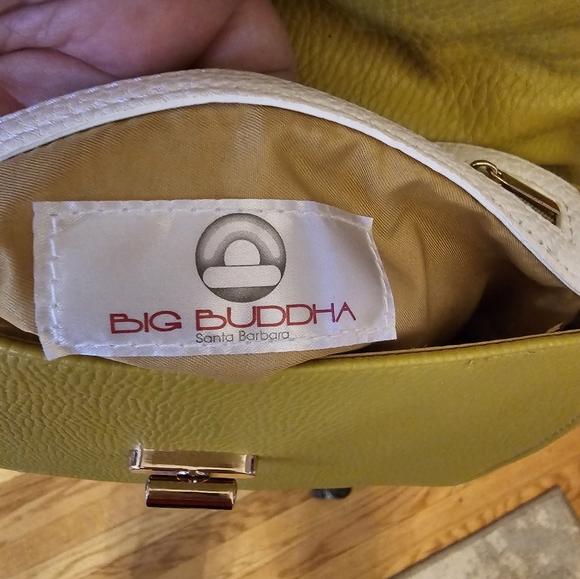 Big budah cross body bag. Color block adjustable strap - Picture 2 of 3